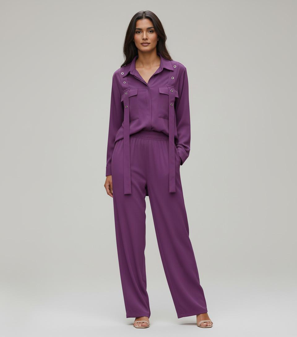 Georgette-2-Pc-Plazzo-Set-Purple